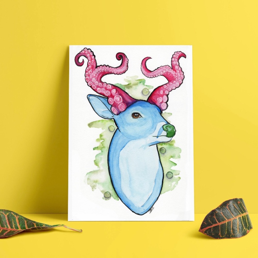 Buck-to-pus print!